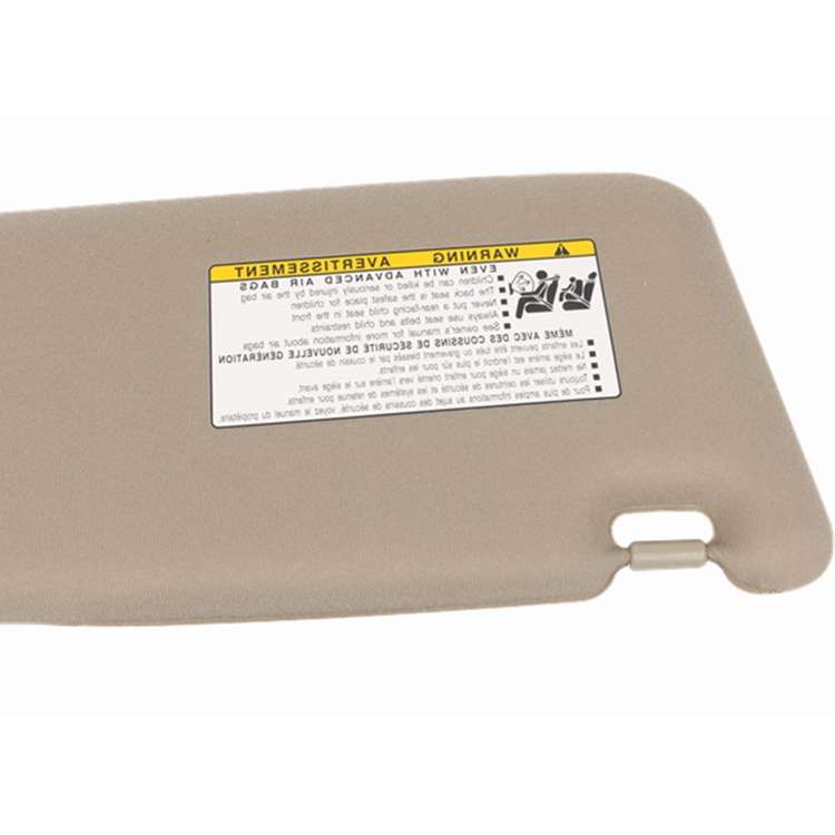 Left Driver Side Sun Visor With Mirror Driving Position Sun Visor For Toyota Camry 2007-2011(Gray)