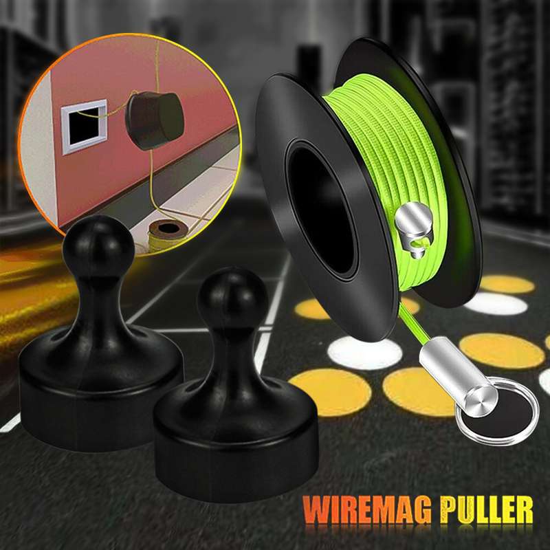Nylon Pipe Dark Line Threading Device Wire And Network Cable Magnetic Stringing Wire Puller,Upgraded