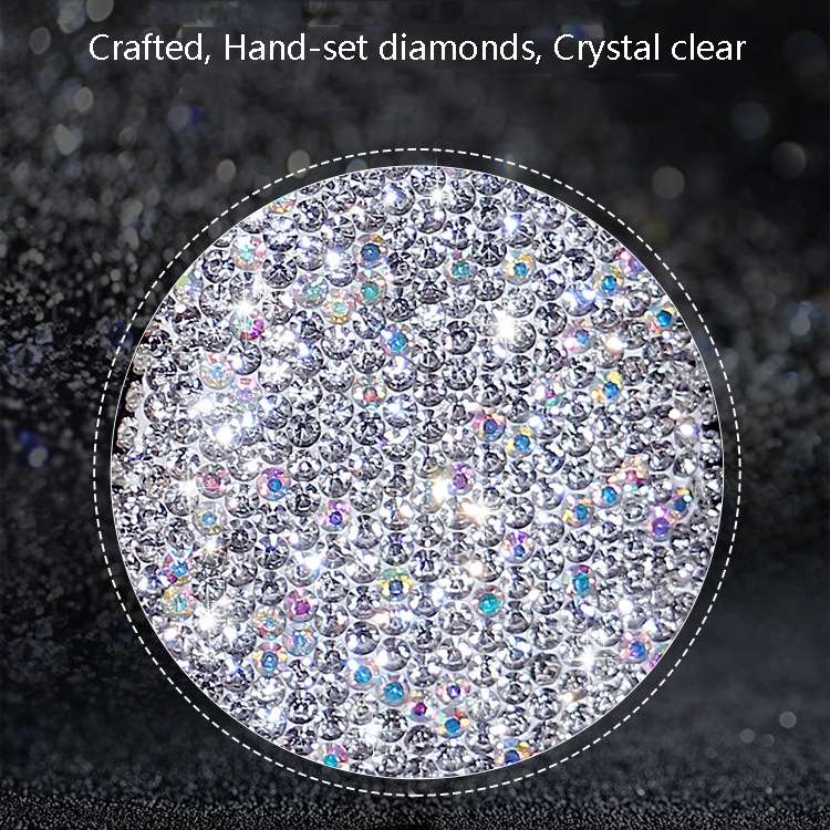 Diamond Car Gourd Key Case Car Key Case(Purple Diamond)