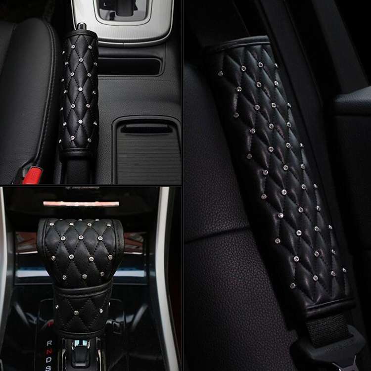Car Interior Cover Diamond Car Accessories Gear Cover