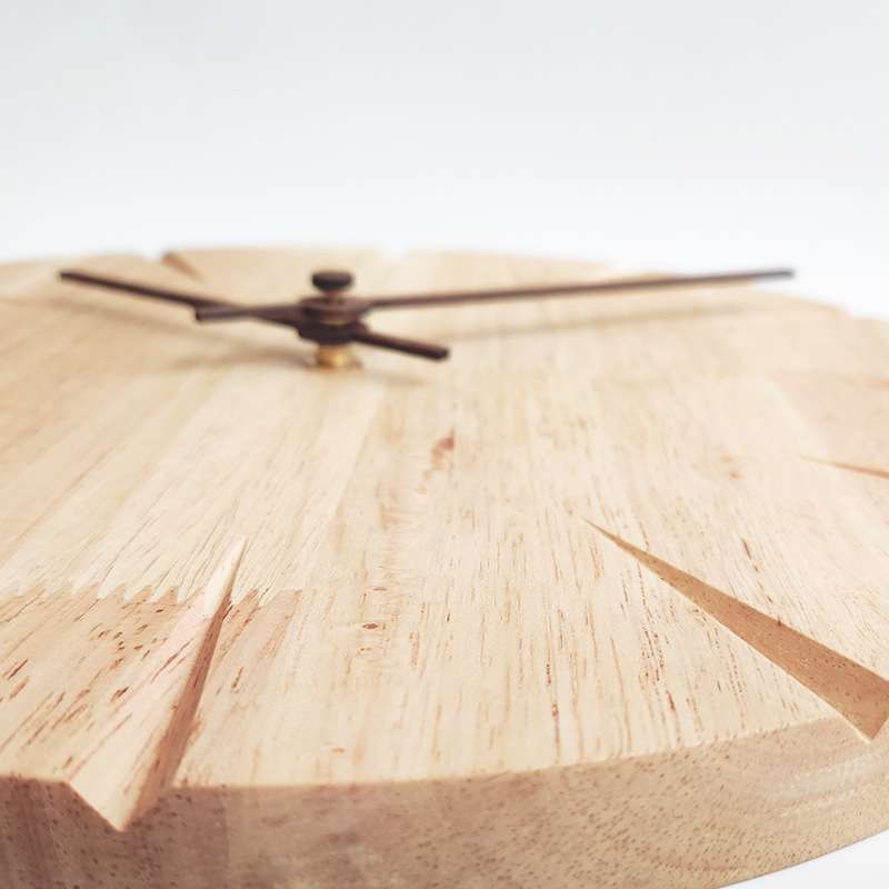 12 inch Solid Wooden Wall Clock Home Living Room Wall Clock Decorative Clock