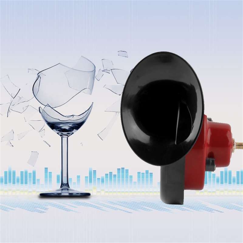 1 Pair 110BD 12V Motorcycle Electric Car Loud Single Sound Snail Speaker