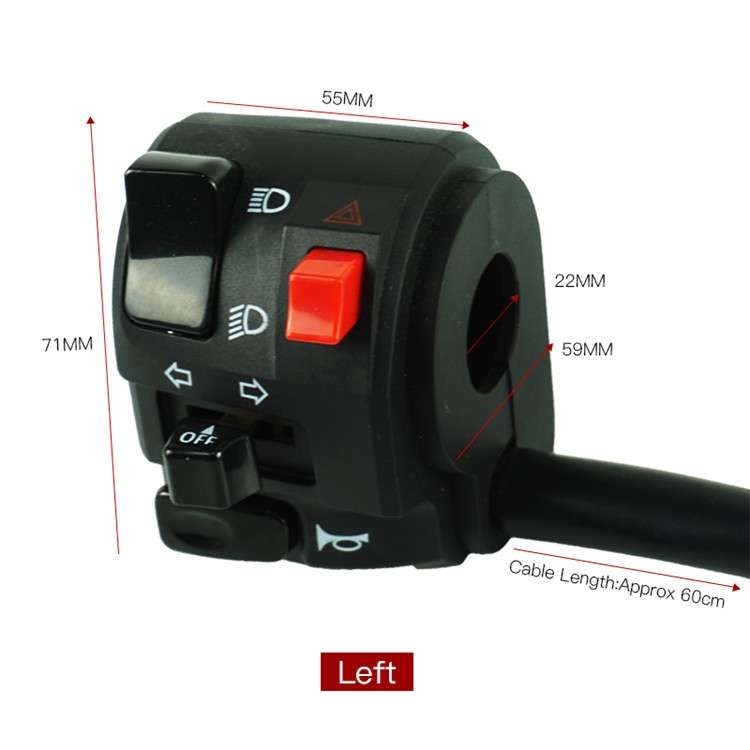 Motorcycle Modification Handle Assembly Universal Switch(Lift)