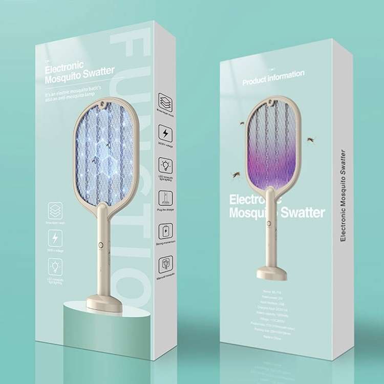 Smart Home Dual-Use Mosquito Swatter Mosquito Killer Fly Swatte(Green)