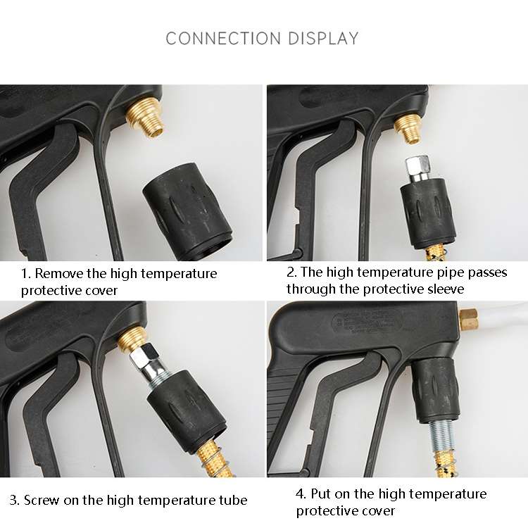 High Pressure Steam Cleaning Machine 2 Points High Temperature Car Washing Cylindrical Nozzle, Speci