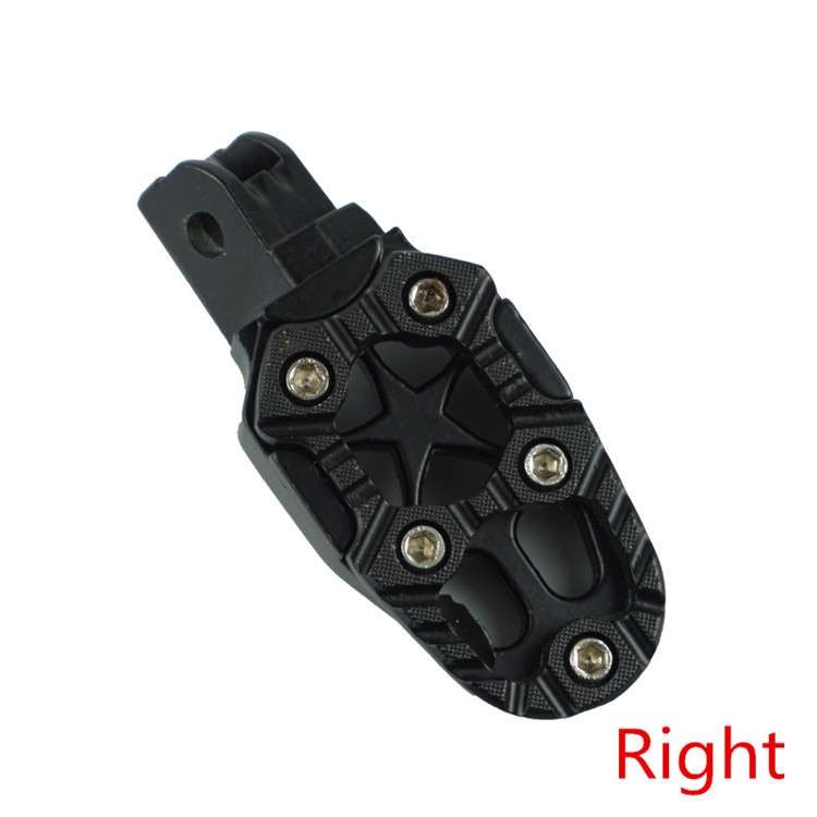 Motorcycle Modified Aluminum Alloy Foot Pedal Accessories(Red)