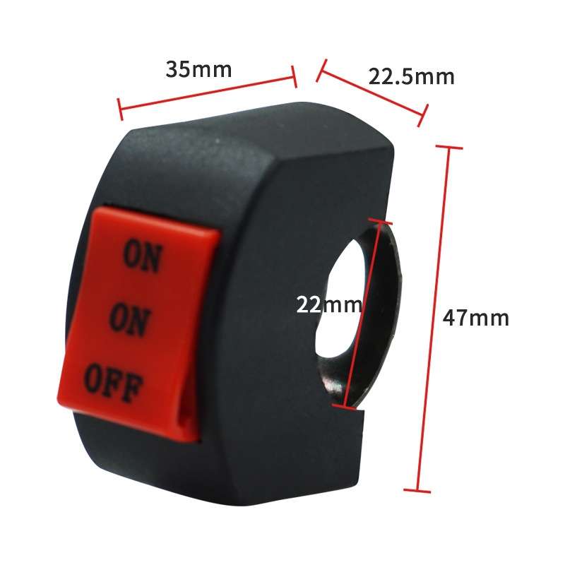 10 PCS Modified Motorcycle Off-Road Accessories Handlebars 1 In 2 Out Headlights Spotlights Far Near