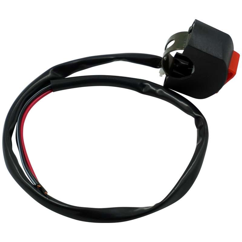 10 PCS Modified Motorcycle Off-Road Accessories Handlebars 1 In 2 Out Headlights Spotlights Far Near