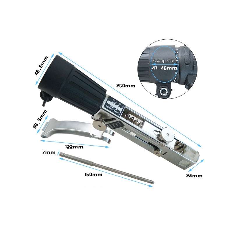 JieLi Chain Belt Screw Converter Electric Screwdriver On Gypsum Board Tool With 50 Chains Strap