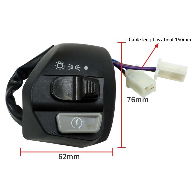 Motorcycle Accessories Handle Switch Assembly Handle Combination Switch For Yamaha MIO / LC135