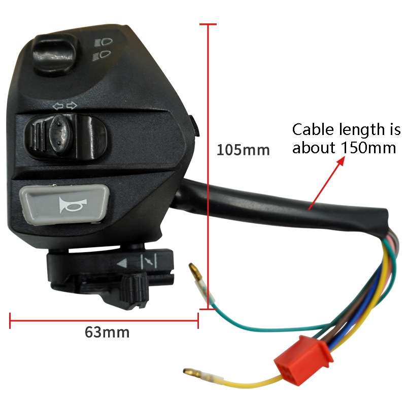 Motorcycle Accessories Handle Switch Assembly Handle Combination Switch For Yamaha MIO / LC135