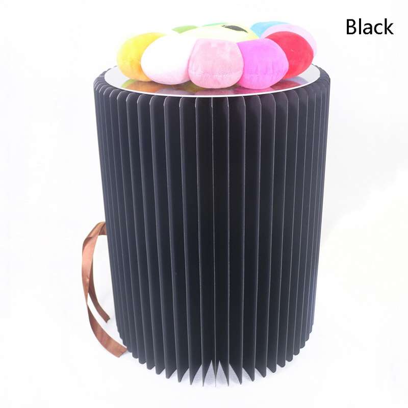 SH-236 Short Folding Paper Stool Household Multifunctional Convenient Stool(Orange)