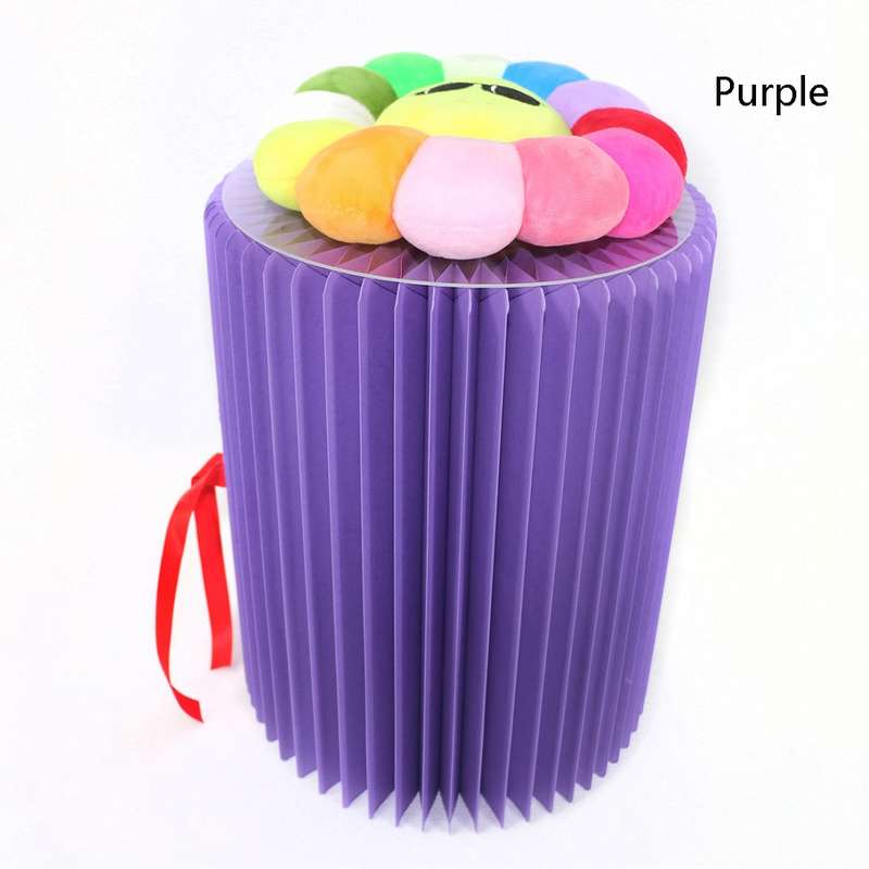 SH-236 Short Folding Paper Stool Household Multifunctional Convenient Stool(Orange)