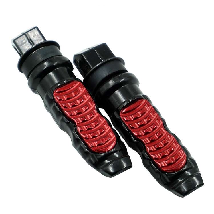 Motorcycle Off-Road Car Accessories Modified Aluminum Alloy Non-Slip Foot Pedal(Orange)