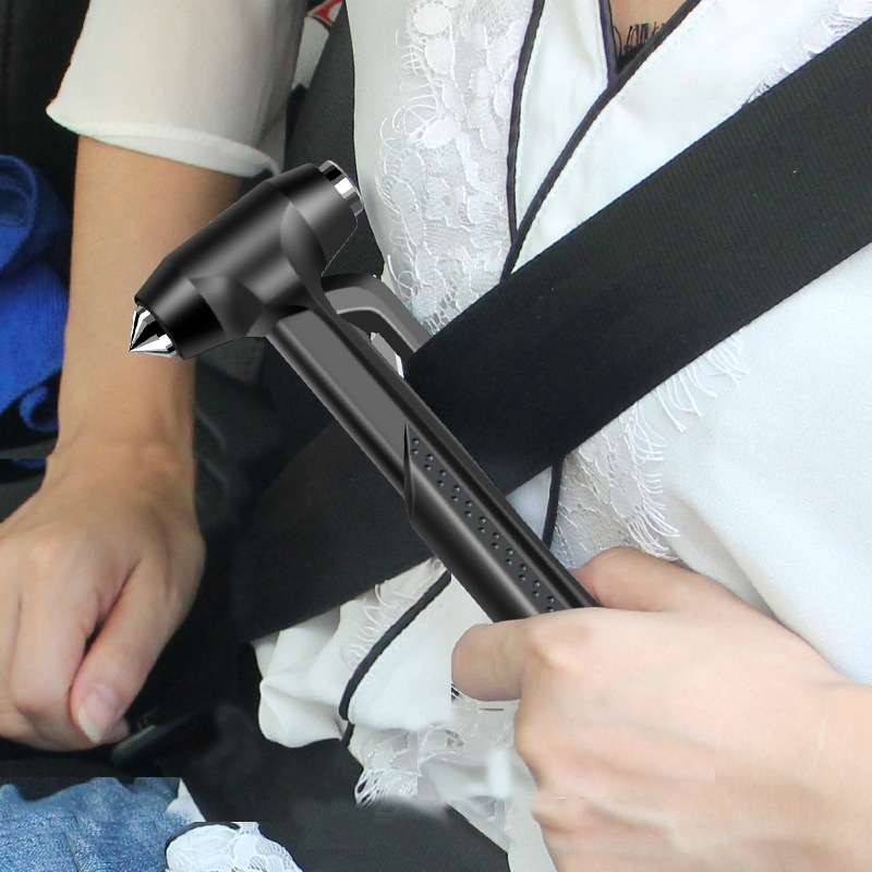 Car Safety Life-Saving Hammer Car Emergency Multifunctional Window Breaker, Colour: Ordinary Red