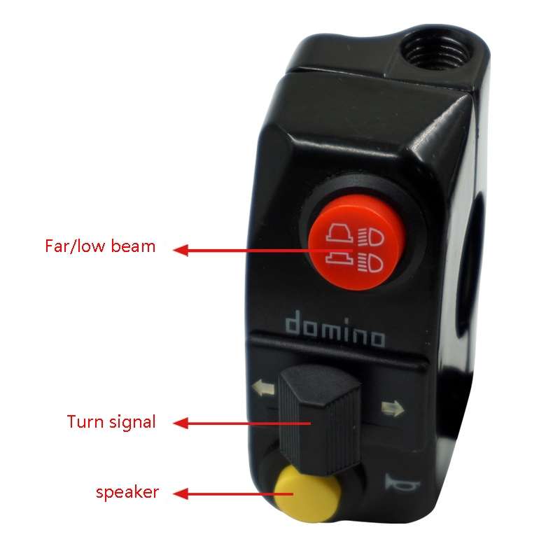 Motorcycle Modification Aluminum Alloy Handle Switch High Low Beam Light Turn Signal Horn Control Sw