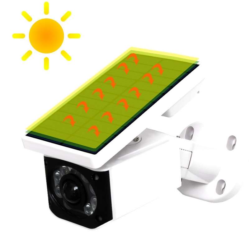 LED Simulation Security Camera Solar Lamp IP65 Waterproof Anti-Theft Human Body Induction Courtyard