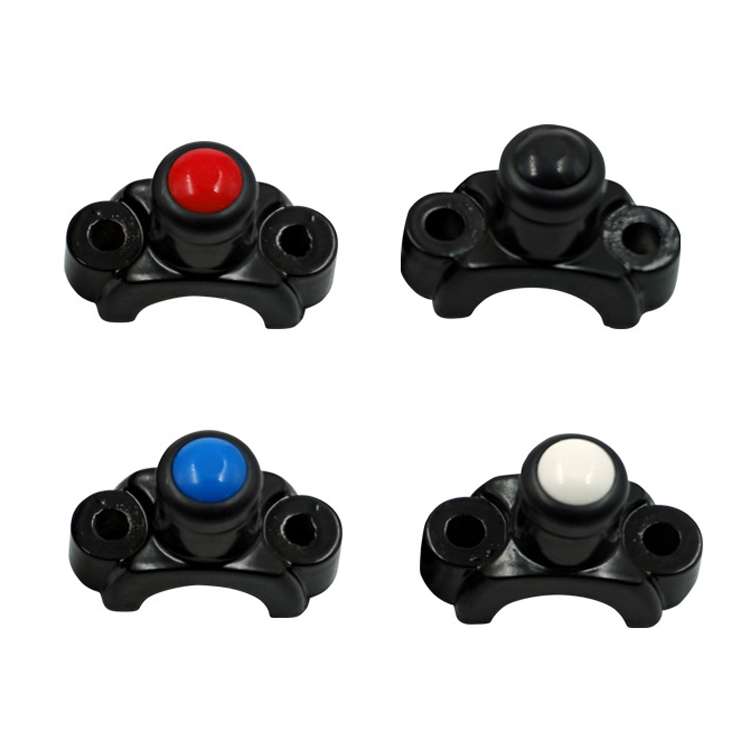 Motorcycle Modification Self-Locking Single Switch Headlight Fog Light Brake Light Emergency Light S