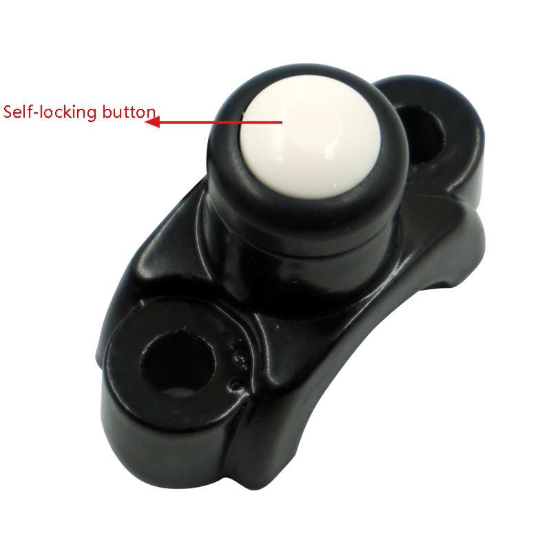 Motorcycle Modification Self-Locking Single Switch Headlight Fog Light Brake Light Emergency Light S