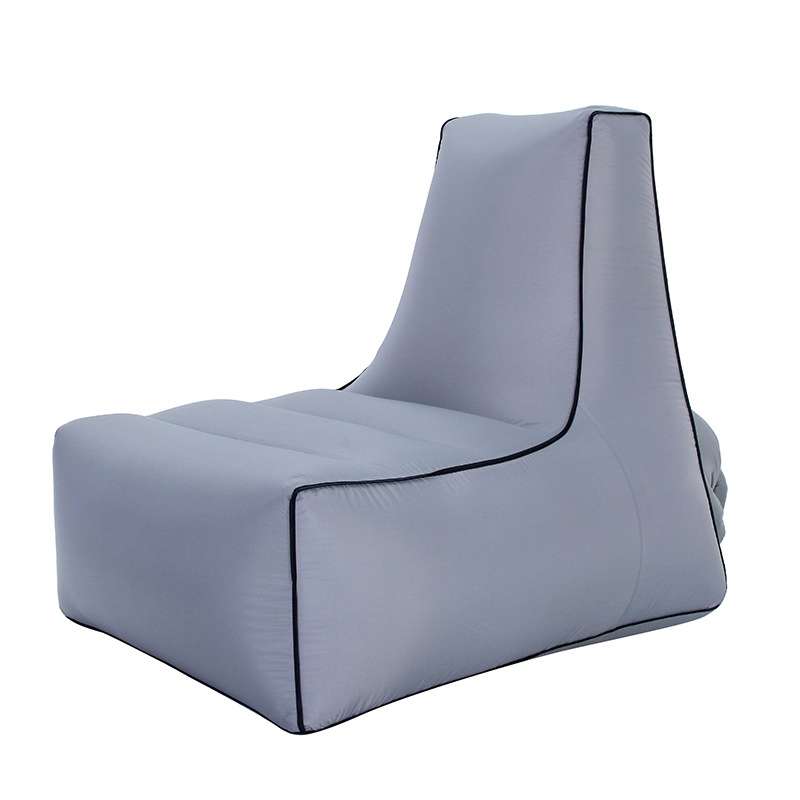 BB1082 Inflatable Sofa Inflatable Bed Outdoor Folding Portable Air Sofa Size: 85 x 80 x 75cm(Pink)