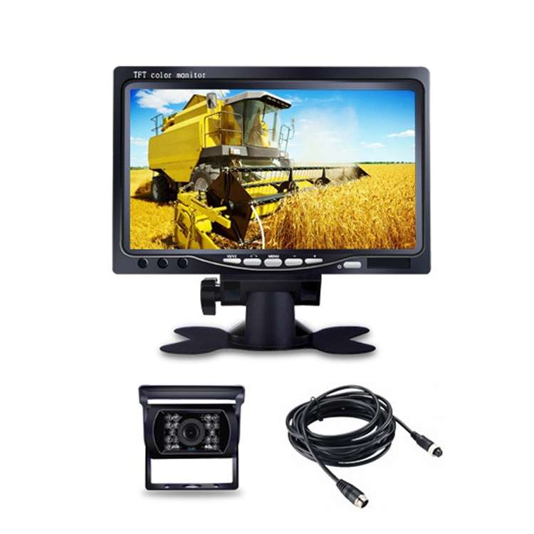 YB-CC-1 12/24V Car 7 Inch Display HD Night Vision Camera Monitoring System Truck Reverse Image, Spec