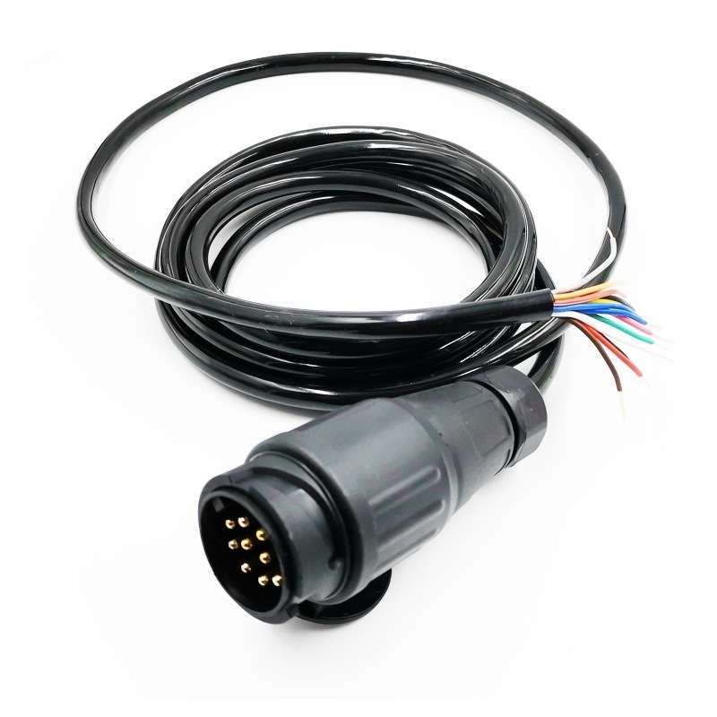VC1013 13 Pin Housing Vehicle Harness Trampolor Integrated Line TPU RV Plug EU Plug