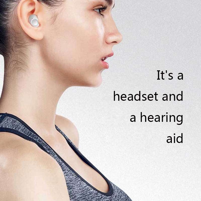 A39 Elderly Sound Amplifier Auxiliary Hearing Device Ear Bulb Concentrator Hearing Aid(Black)