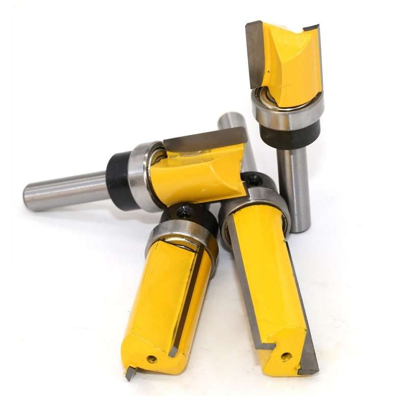 8MM Shank Copy Type Trimming Knife Straight Edge Engraving Machine Milling Cutter, Model: 8x3/4x20mm