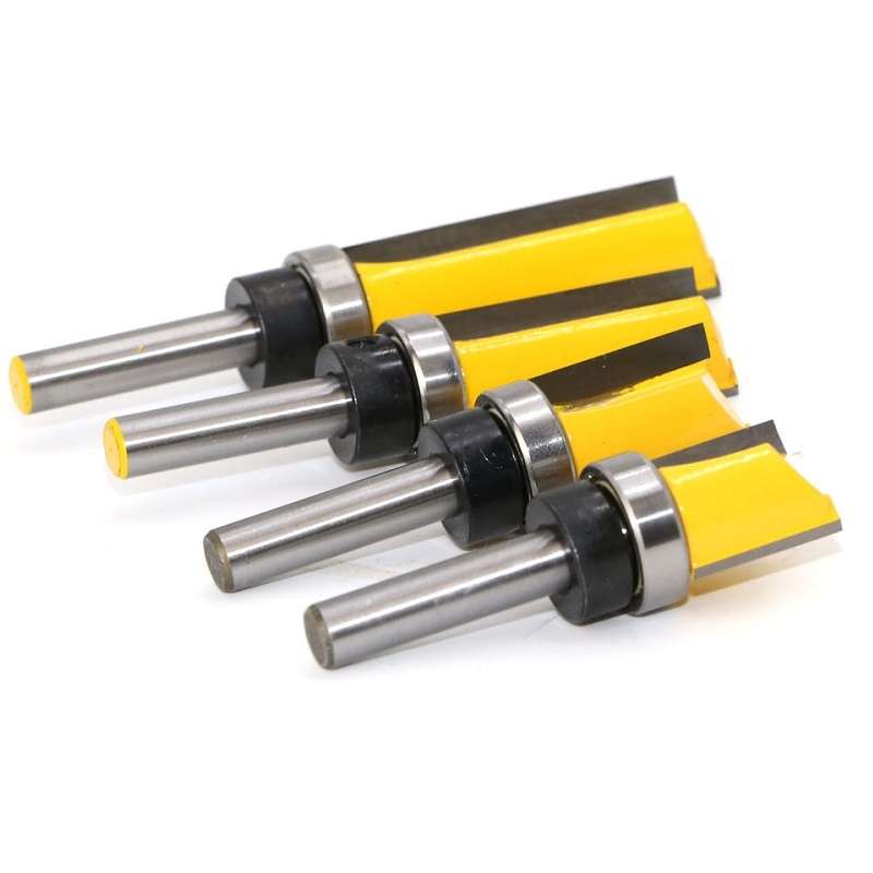 8MM Shank Copy Type Trimming Knife Straight Edge Engraving Machine Milling Cutter, Model: 8x3/4x25mm