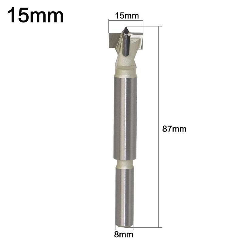 15mm Woodworking Drill Bit Hole Opener Round Lengthened Wooden Door Drill