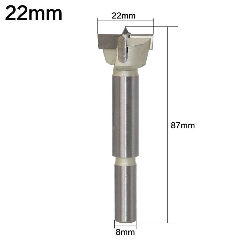 22mm Woodworking Drill Bit Hole Opener Round Lengthened Wooden Door Drill