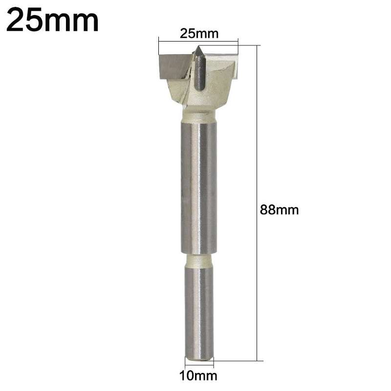 25mm Woodworking Drill Bit Hole Opener Round Lengthened Wooden Door Drill