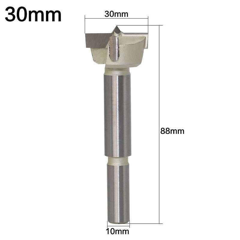 30mm Woodworking Drill Bit Hole Opener Round Lengthened Wooden Door Drill
