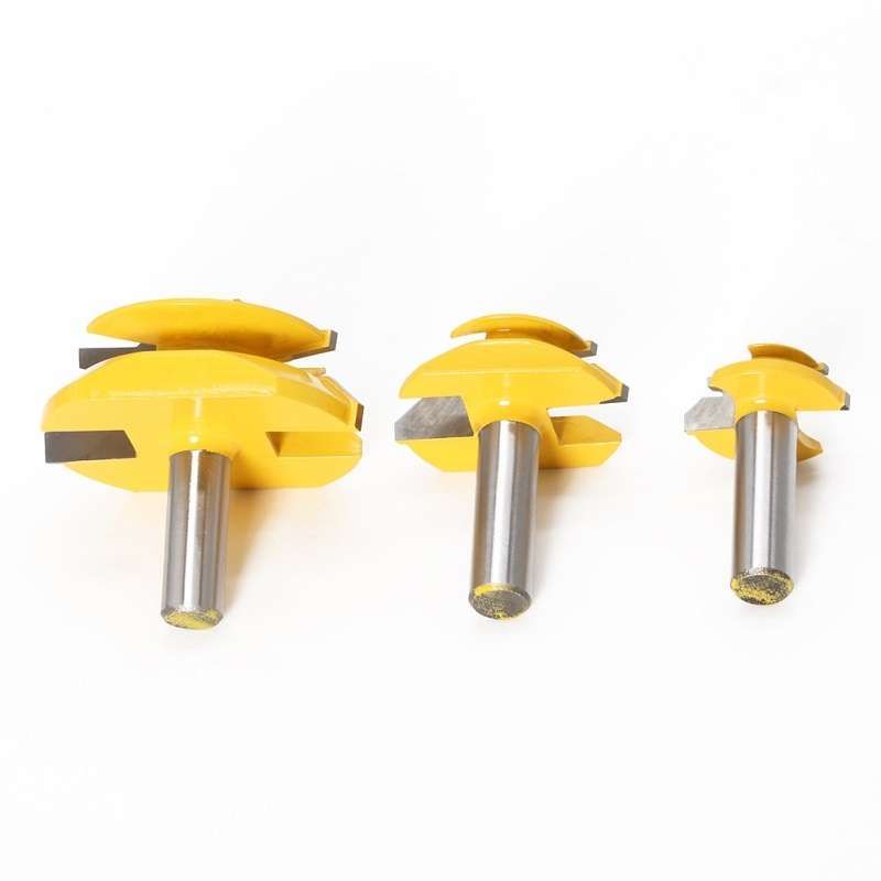 Woodworking Engraving Machine Milling Cutter 45 Degree Jointing Knife, Model: 12x1-3/8mm