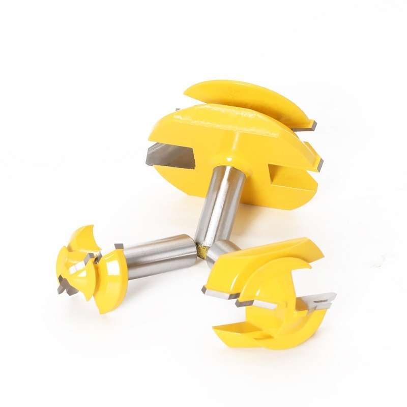 Woodworking Engraving Machine Milling Cutter 45 Degree Jointing Knife, Model: 12x1-3/8mm