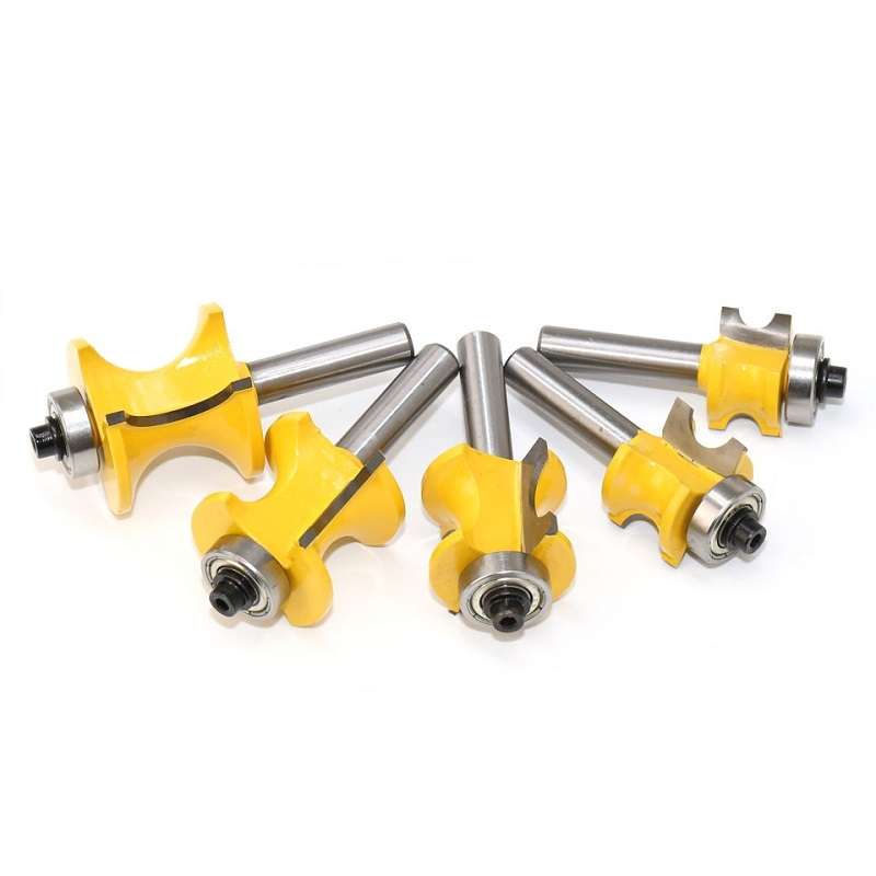 8-Shank Bearing Positive Semicircular Cutter Engraving Machine Woodworking Cutter, Model: No. 2
