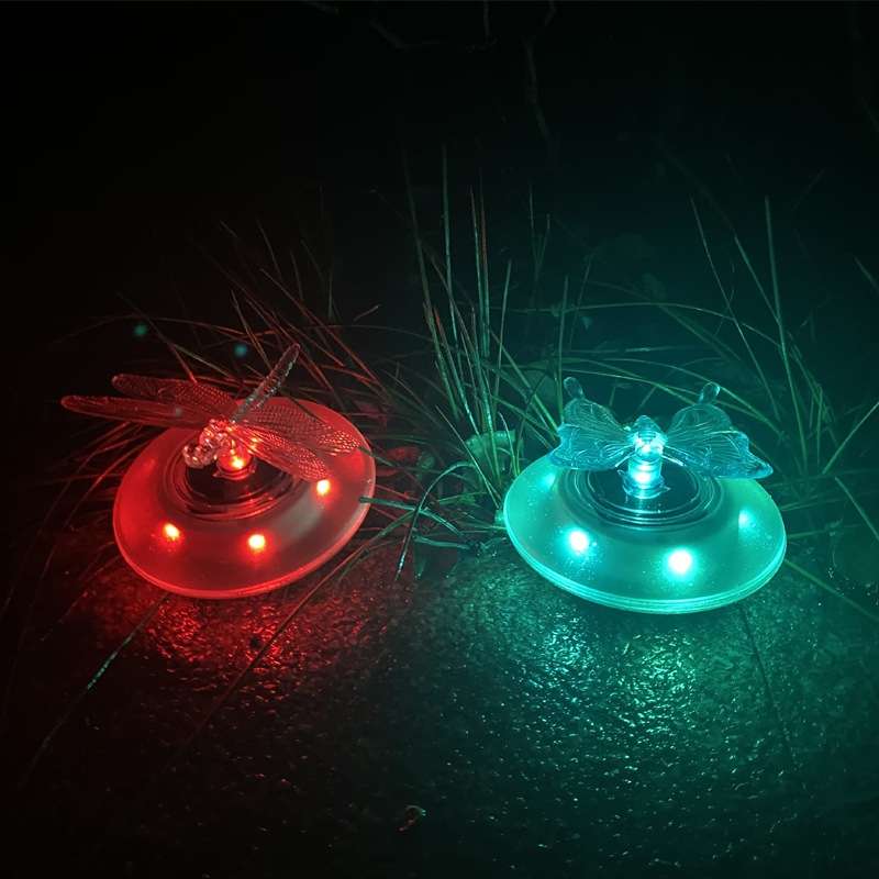 Solar Pool Floating Light Outdoor Villa Swimming Pool RGB Light Garden Grass Light(Butterfly)