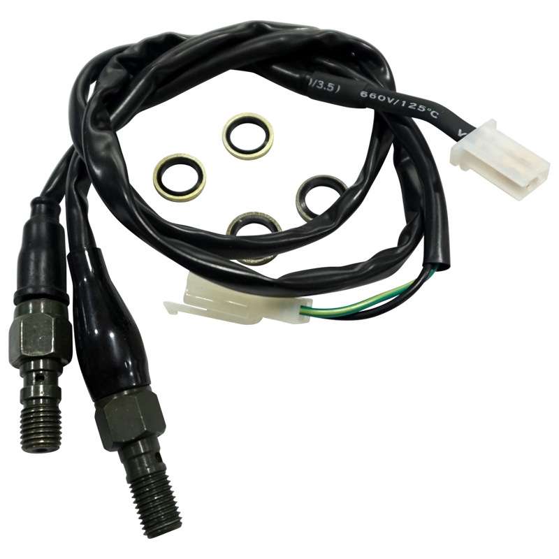 2 PCS Motorcycle Modified Accessories Disc Brake Hydraulic Switch Line, Specification: M10 x 1.25mm