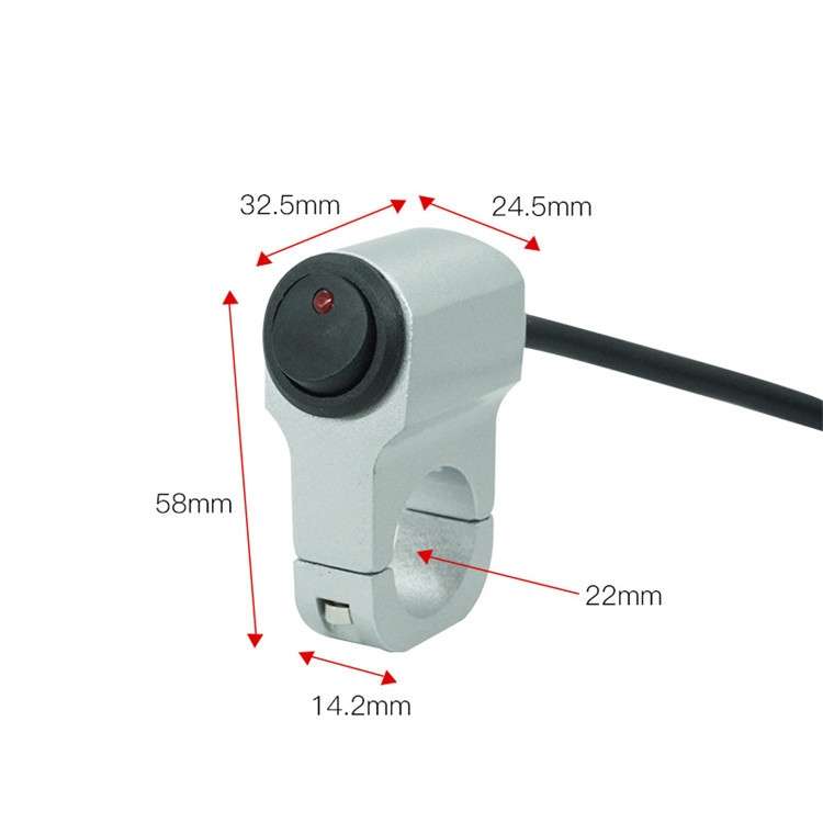 Motorcycle Aluminum Alloy Modified Handle Switch With Indicator Spotlights Fog Lights Headlights Pow
