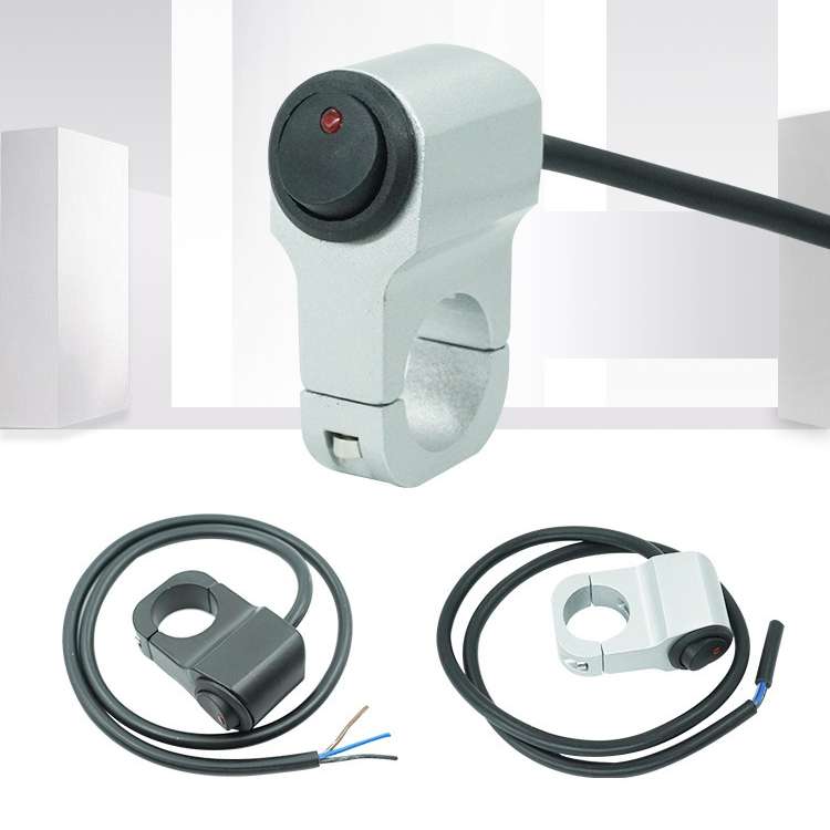 Motorcycle Aluminum Alloy Modified Handle Switch With Indicator Spotlights Fog Lights Headlights Pow
