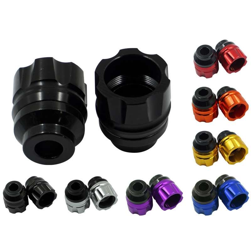 2 Pairs Motorcycle Modified Accessories Anti-Drop Cup CNC Aluminum Alloy Anti-Collision And Sho