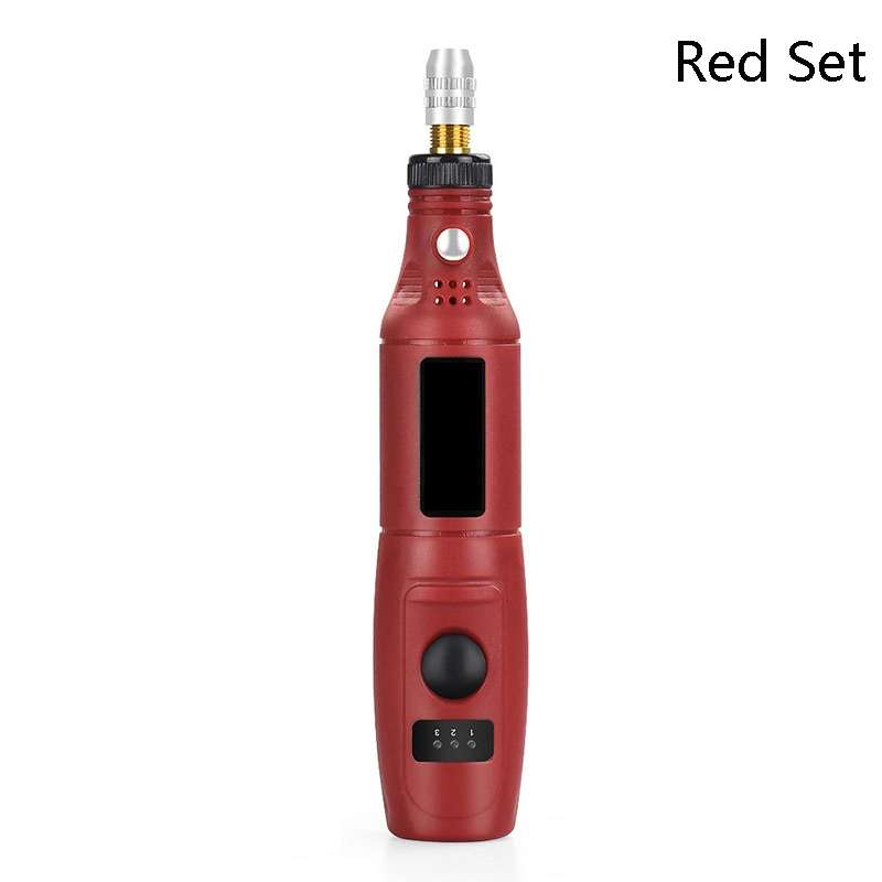 Mini Electrical Engraving Pen Cutting And Polishing Electrical Grinder Tool Set, US Plug(Green)