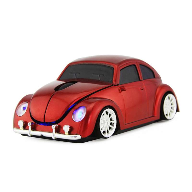 CM0010B 1200 DPI 3-keys Car Shape Wireless Mouse(Black)