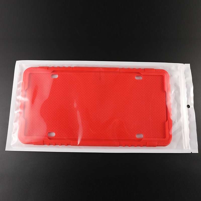 2 Sets Waterproof Rustproof Non-damaging Car Paint Silicone License Plate Frame, Specification: US B