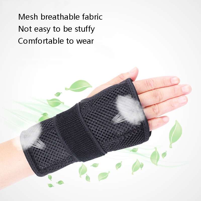 AOLIKES HS-1672 Wrist Joint Fixture Belt Breathable Wrist Sprained Fracture Fixed Sleeve Wrist Stee