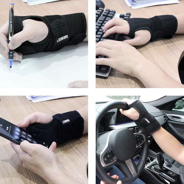 AOLIKES HS-1672 Wrist Joint Fixture Belt Breathable Wrist Sprained Fracture Fixed Sleeve Wrist Stee