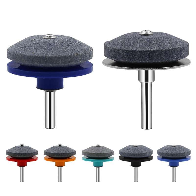 6 PCS Grinding Stone Industrial Electric Sharpener Mower Grinding Tool Wear Resistant Grinding Head,