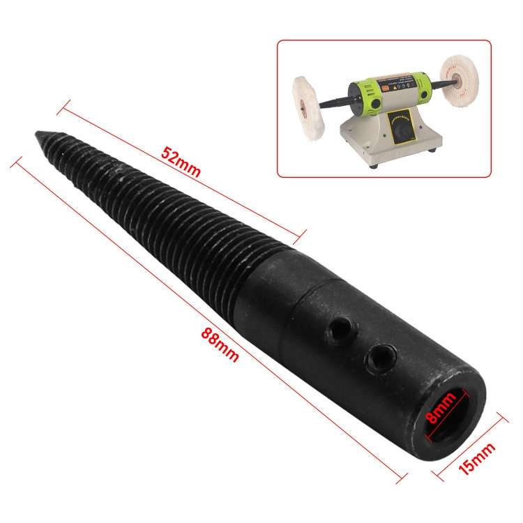 Taiwanese Machine Accessories Grinding Wheel Connecting Rod Polishing Shaft Tip(Left + Right)