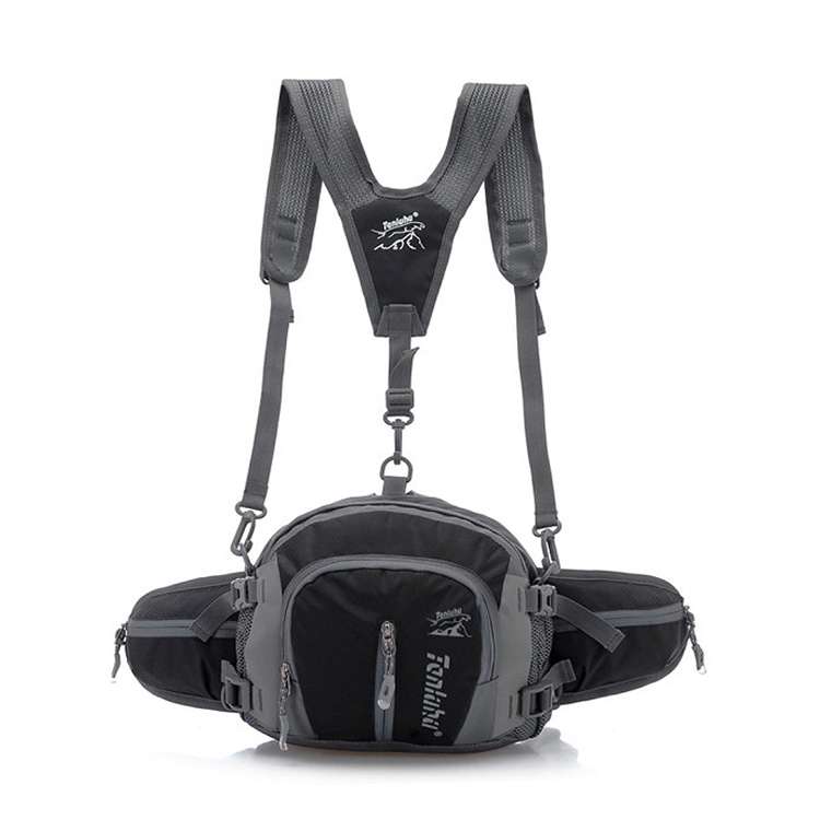 Tanluhu TLH322 Multi-Function Outdoor Waist Bag Hiking Riding Kettle Bag Travel SLR Camera Bag(Rose