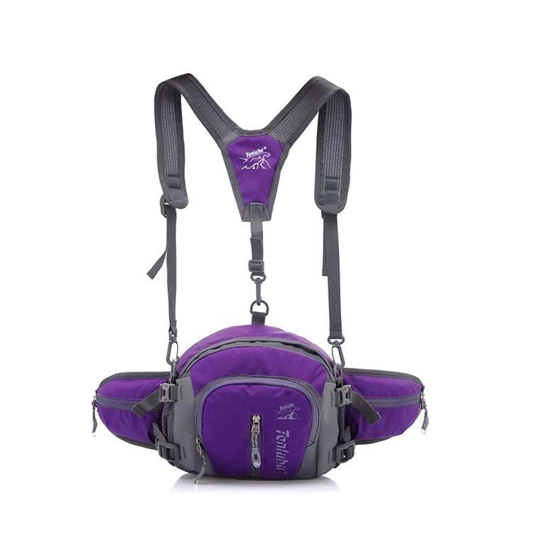 Tanluhu TLH322 Multi-Function Outdoor Waist Bag Hiking Riding Kettle Bag Travel SLR Camera Bag(Rose